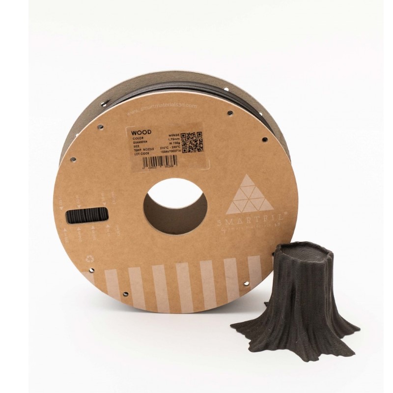 Smartfil WOOD PLA M 750g Wenge - Smart Materials 3D - Image 2