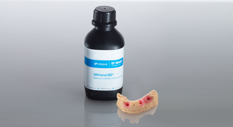 1000g DM 2304 Dental Resin Flexible 50A Ultracur3D Resin SLA LCD e DLP UV Resina Pink - BASF - Image 5