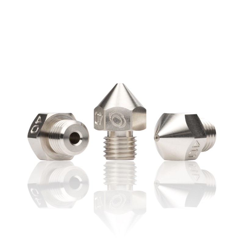 0.6mm Latão Coated Nozzle M6×0.75×5×13 1.75 CR-10S PRO MAX Revestimento de Níquel - Bondtech