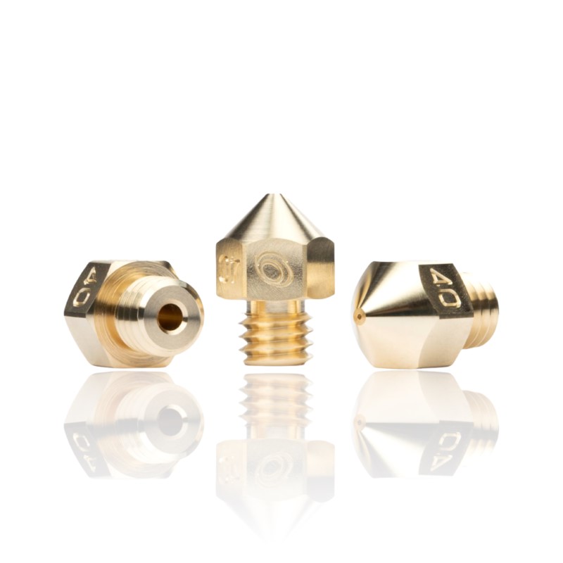 0.4mm Latão Nozzle M6×1×5×13 1.75 MK8 (compatível com Ender Craftbot ) - Bondtech