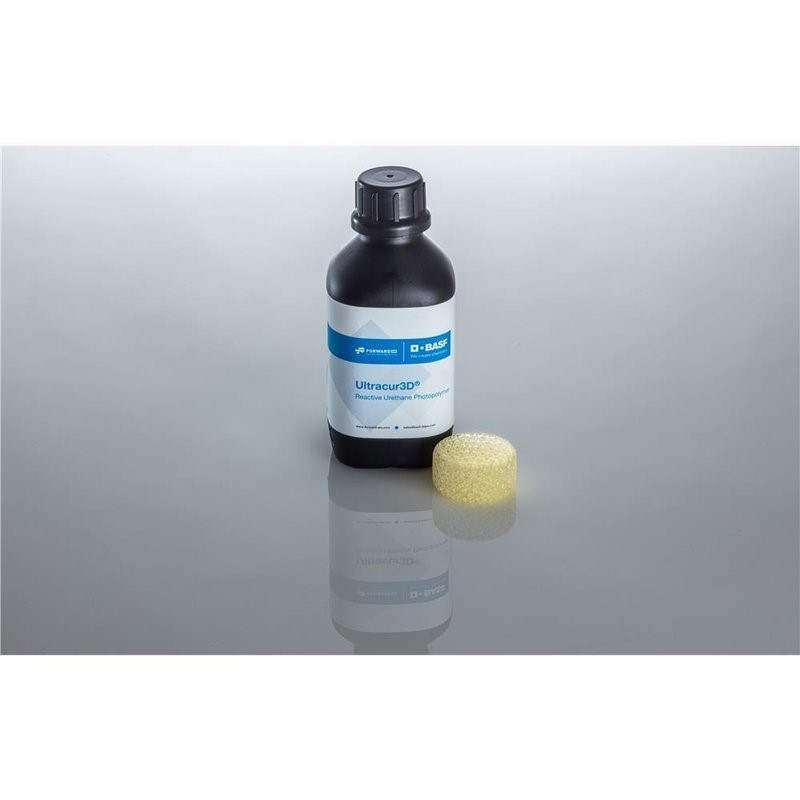 1000g EL 150 Flexible 80A Ultracur3D Resin SLA LCD e DLP UV Resina Transparent - BASF - Image 2