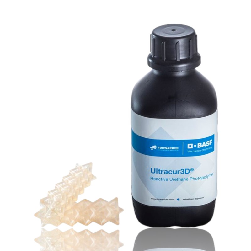 1000g RG 50 Rigid Ultracur3D Resin SLA LCD e DLP UV Resina Transparent - BASF