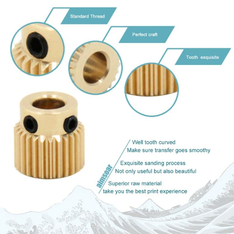 Engrenagem dentada Polia 40 dentes 5mm  Alimentador do Extrusor (Feed wheel feeder ) - AIMSOAR - Image 7