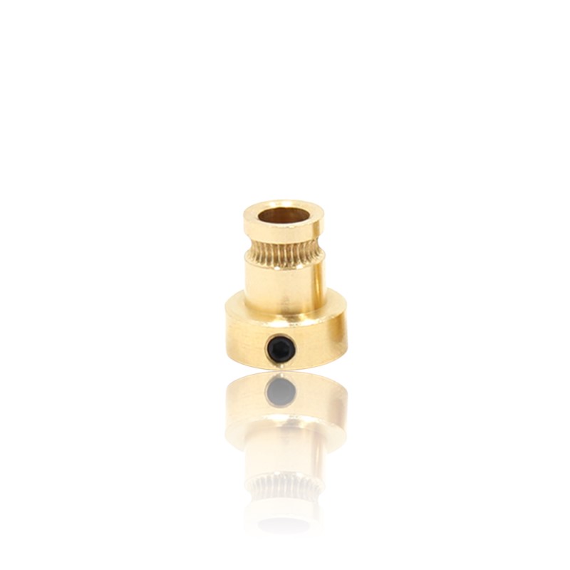 Engrenagem dentada Polia Mendel 5mm Alimentador do Extrusor Latão (Feed wheel feeder ) - AIMSOAR