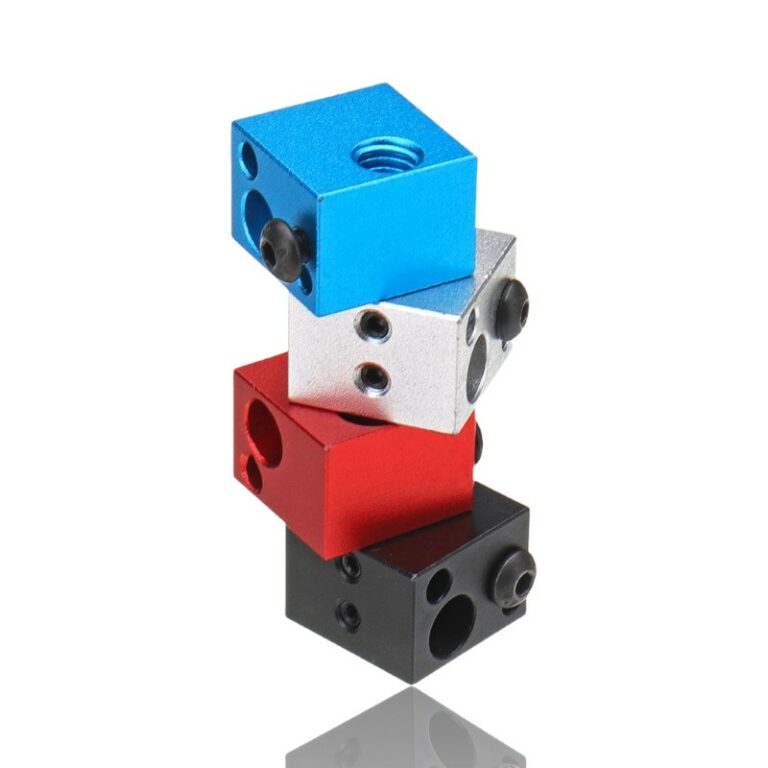 Heat Block Makerbot Clone Alumínio Vermelho 16X16X12 ( Heatblock bloco de aquecimento compatível e não com o original ) - AIMSOAR - Image 4