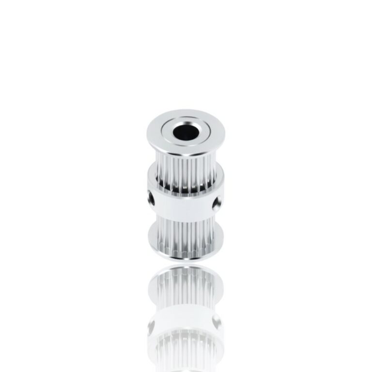 Polia Dupla para Correia GT2 20 Dentes 15.8mm 8mm Furo Alumínio ( GT2 Double-head timing belt pulley) - AIMSOAR