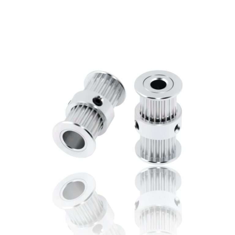 Polia Dupla para Correia GT2 20 Dentes 15.8mm 8mm Furo Alumínio ( GT2 Double-head timing belt pulley) - AIMSOAR - Image 4