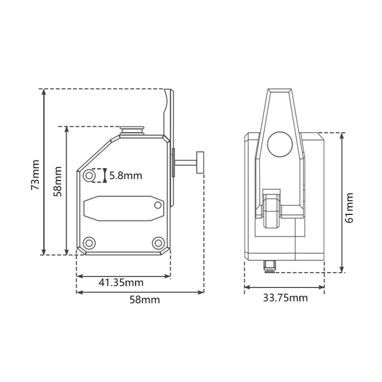 KIT Extrusor Dual Drive Clone Transparente para tubo PTFE ( Extruder ) - AIMSOAR - Image 2