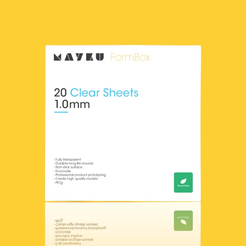 Clear Sheets 20 Pack Folhas 1mm Transparentes Máquina de Termoformagem - MAYKU