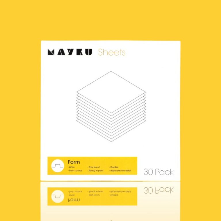 Form Sheets 30 Pack Folhas Brancas Máquina de Termoformagem - MAYKU