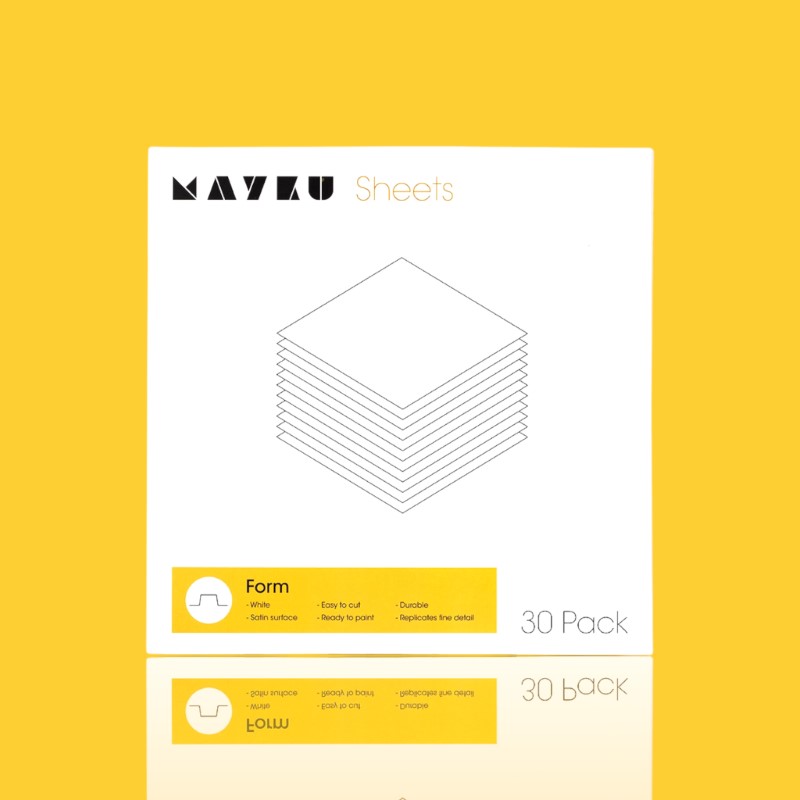 Form Sheets 30 Pack Folhas Brancas Máquina de Termoformagem - MAYKU