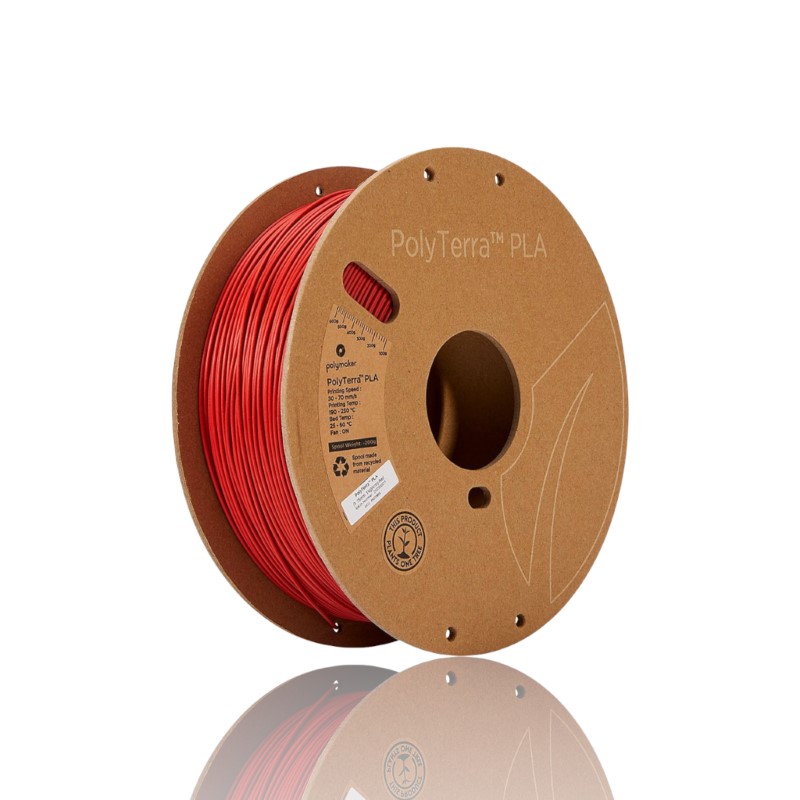 PLA Polyterra 1kg Army Red - Polymaker