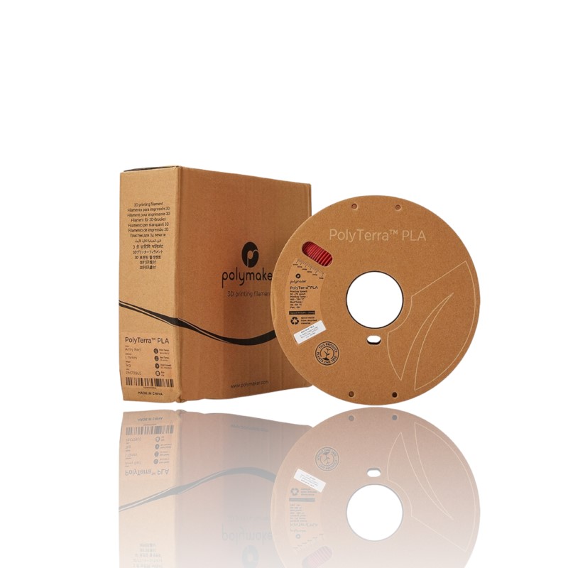 PLA Polyterra 1kg Army Red - Polymaker - Image 4