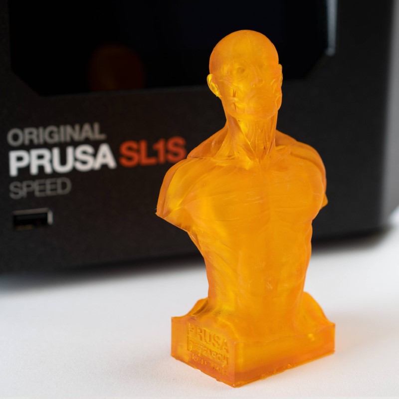 Prusament Resin Transparent Amber 1kg - Prusa Original - Image 2