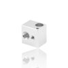Heat Block V5 Clone Alumínio 16X16X12 ( Heatblock bloco de aquecimento compatível com E3D V5 clone e não com o original ) - AIMSOAR