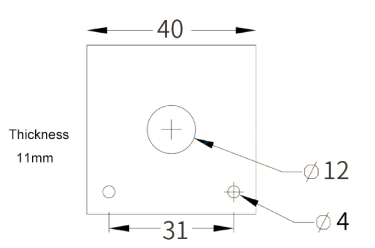 Heat Sink MK7/MK8 Dissipador para Motor Preto ( Extruder Heatsink ) - AIMSOAR - Image 5