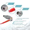 KIT montado Hotend 12V E3D V6 Remote Extruder Clone PTFE (compatível com E3D) - AIMSOAR