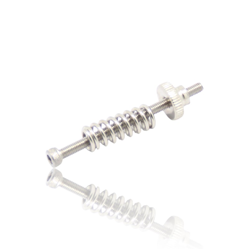 1 Mola de compressão para nivelamento da hotbed com parafuso Aço M3 45mm - AIMSOAR