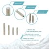 Heat Break Aberto M6 26.5mm para PTFE 4mm ( Heatbreak thread throat all through 4.1mm ) - AIMSOAR