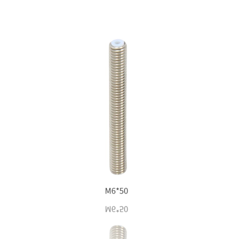 Heat Break PTFE M6 50mm ( Heatbreak thread throat teflon ) - AIMSOAR