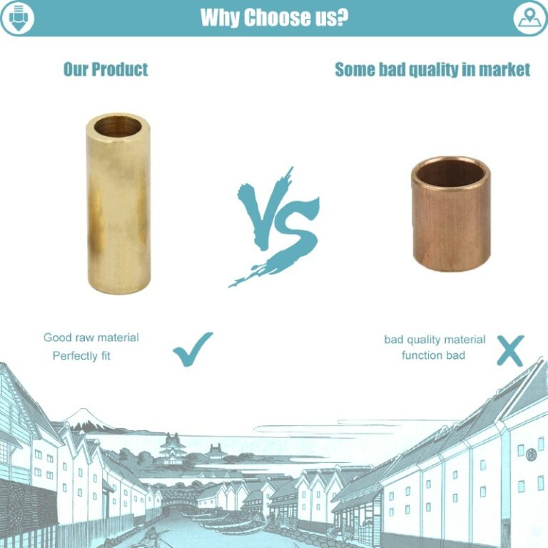 Rolamento Manga autolubrificante Latão 8*11*30 (Self-lubricating Brass Bearing Bushing Sleeve Ultimaker ) - AIMSOAR - Image 9