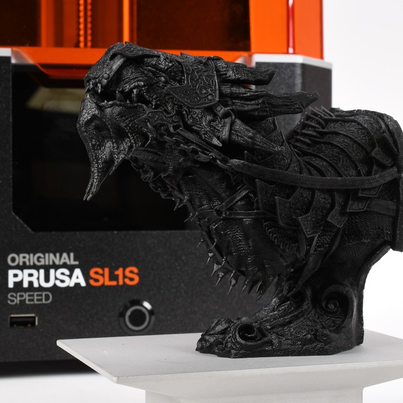 Prusament Resin Model Rich Black 1kg - Prusa Original - Image 2