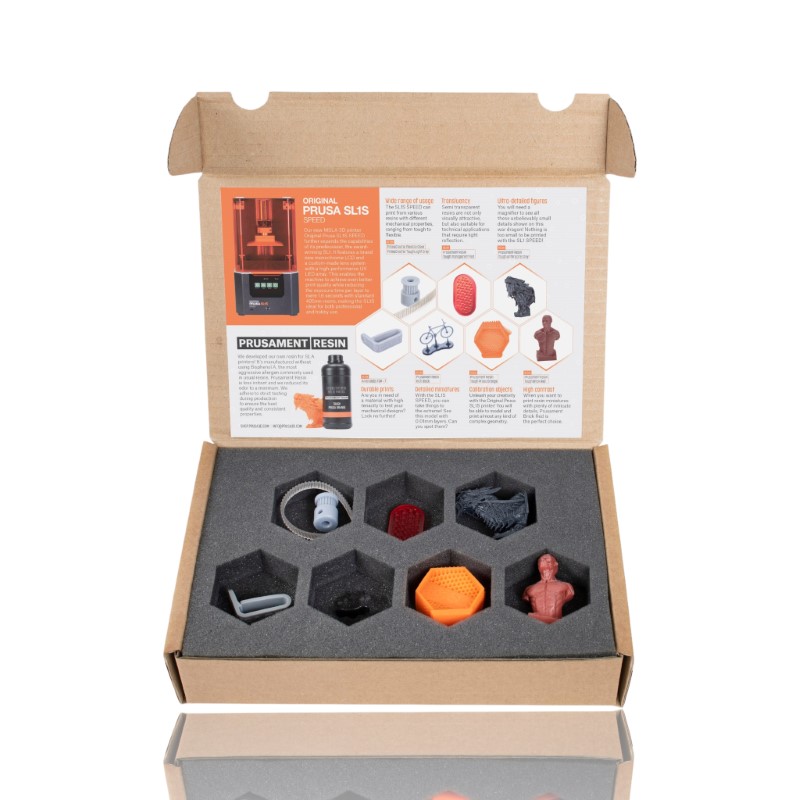 Pack Peças de Amostras da Original Prusa Impressora 3D Resina SL1S resin sample prints - Prusa Original - Image 3