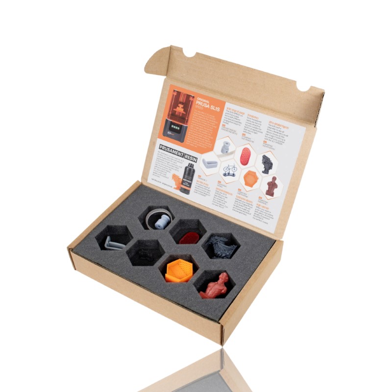 Pack Peças de Amostras da Original Prusa Impressora 3D Resina SL1S resin sample prints - Prusa Original