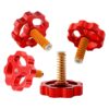 KIT 4 Rodas com Porca de ajuste e Mola do kit de nivelamento CR10 35mm diâmetro M4 *38mm (Leveling spring) - AIMSOAR