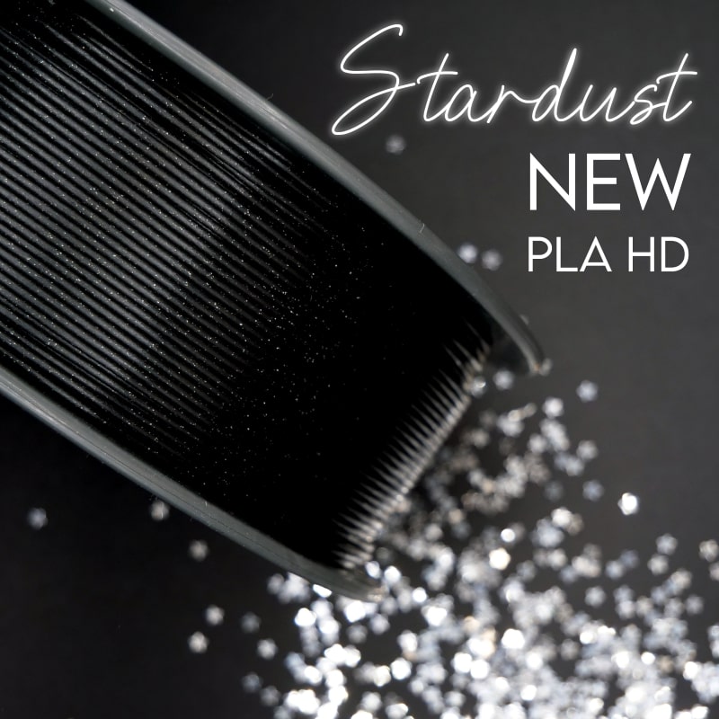 PLA HD 300g GLITTER Negro Galaxia Galaxy Black - WINKLE - Image 4