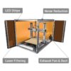 Impressora 3D modular 3-em-1 (Laser e CNC) Snapmaker 2.0 A350T + Caixa de proteção - Snapmaker