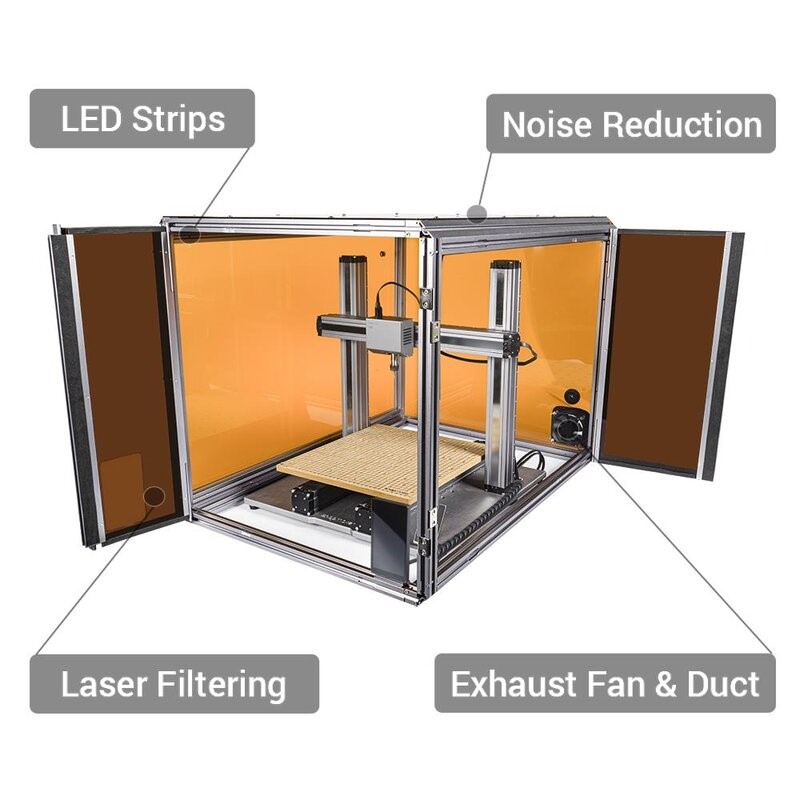 Impressora 3D modular 3-em-1 (Laser e CNC) Snapmaker 2.0 A350T + Caixa de proteção - Snapmaker - Image 2