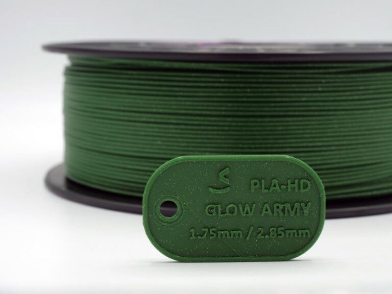 PLA HD 10m (Amostra) GLITTER Verde Militar Military Green - WINKLE - Image 10