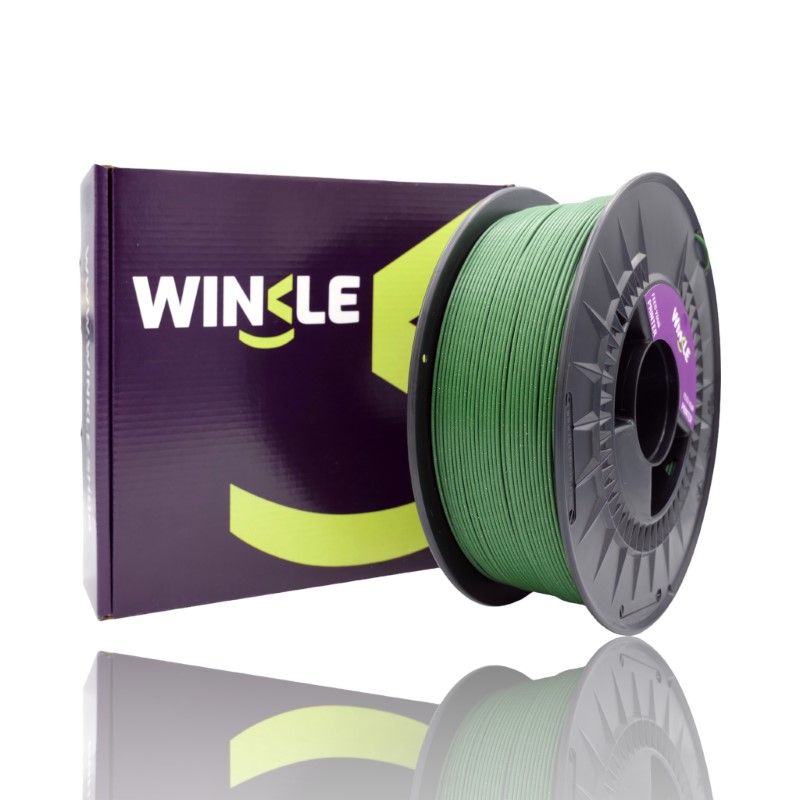 PLA HD 10m (Amostra) GLITTER Verde Militar Military Green - WINKLE - Image 7