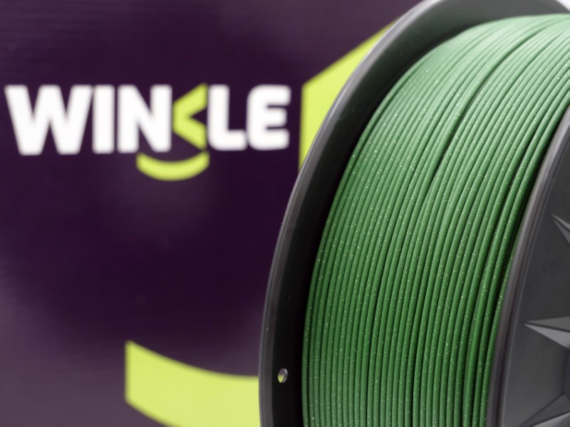 PLA HD 10m (Amostra) GLITTER Verde Militar Military Green - WINKLE - Image 8