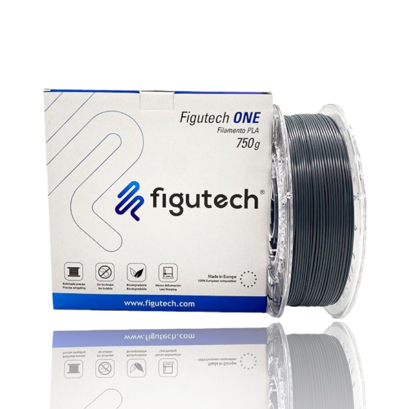 PLA ONE 750g Gris Oscuro Escuro - Figutech