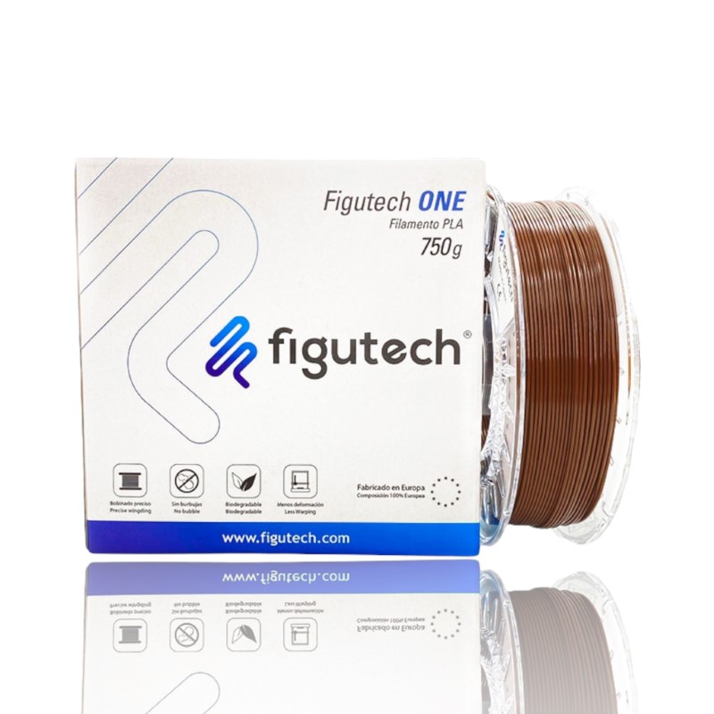 PLA ONE 750g Marron Castanho - Figutech
