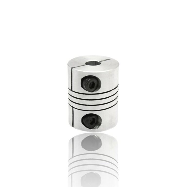União Elástica Acoplador Flexível  5mm 5mm Alumínio D20L25 ( Flexible coupling 5mmX5mmx25mm ) - AIMSOAR