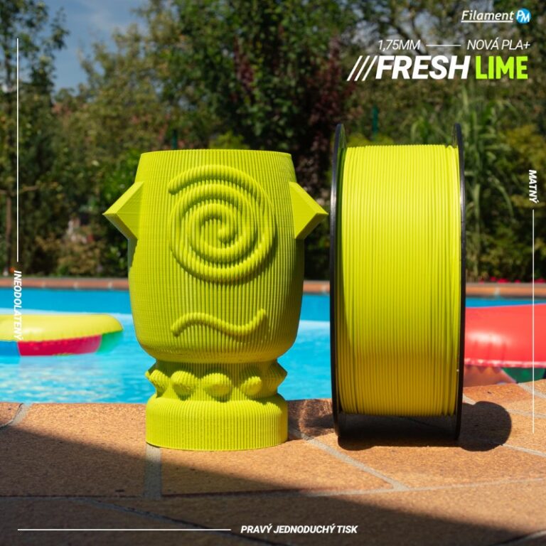 PLA+ PASTEL EDITION 1kg SUMMER EDITION - FRESH LIME - Filament PM - Image 2