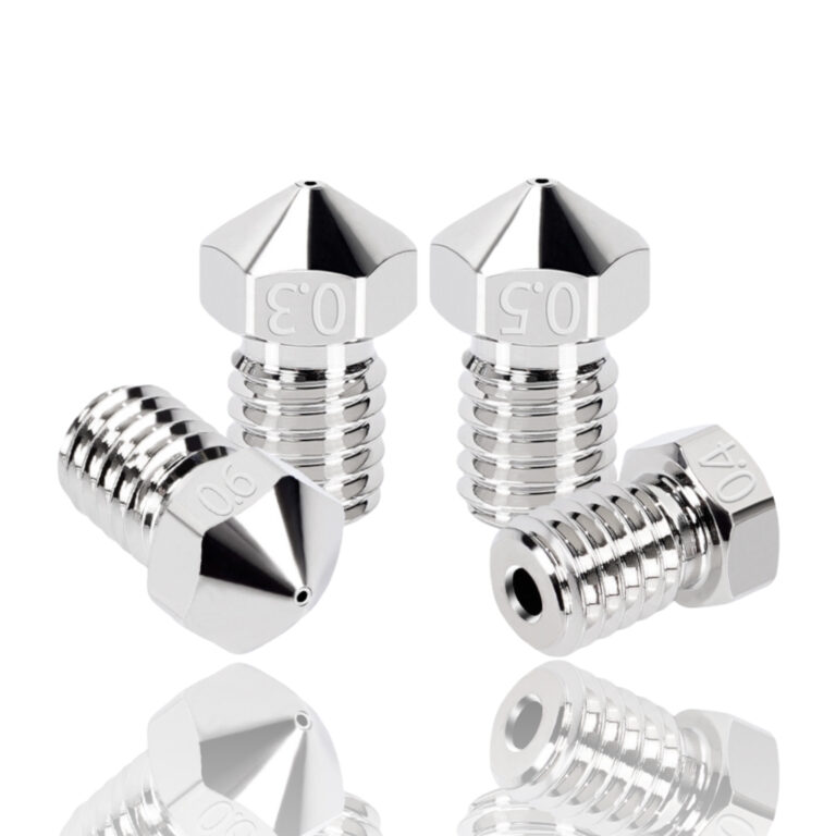 0.2mm C-SERIES Latão Revestido a Níquel Nozzle V6 (compatível com E3D Electroplated nickel plated high Temp H59 ) - AIMSOAR - Image 4