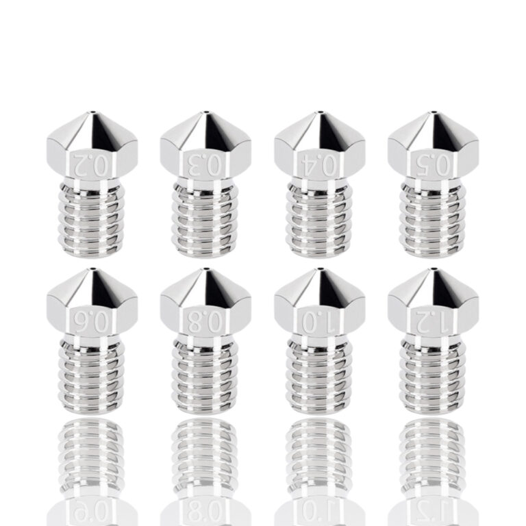 0.2mm C-SERIES Latão Revestido a Níquel Nozzle V6 (compatível com E3D Electroplated nickel plated high Temp H59 ) - AIMSOAR - Image 5