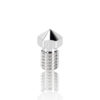 0.2mm C-SERIES Latão Revestido a Níquel Nozzle V6 (compatível com E3D Electroplated nickel plated high Temp H59 ) - AIMSOAR