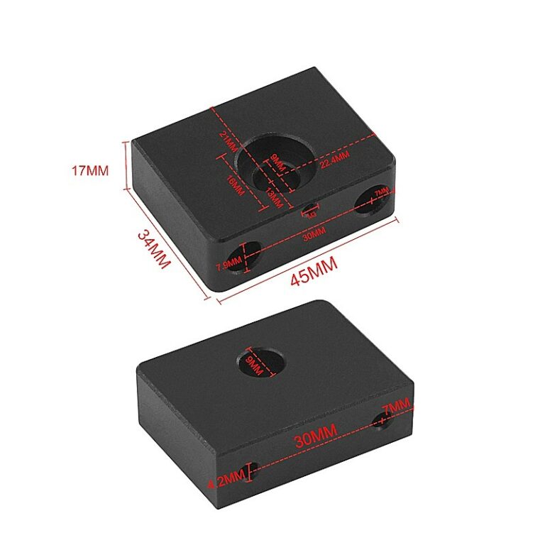 Mancal (Suporte Apoio Fixo Rolamento) Ajustável Rolamento Porca T8 para Varão Trapezoidal em Metal CNC (Z-axis screw fixing holder) - AIMSOAR - Image 5