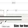 Heat Break PTFE Garganta Longa 1.75mm 30.5mm ( Long Throat Heatbreak ) - AIMSOAR