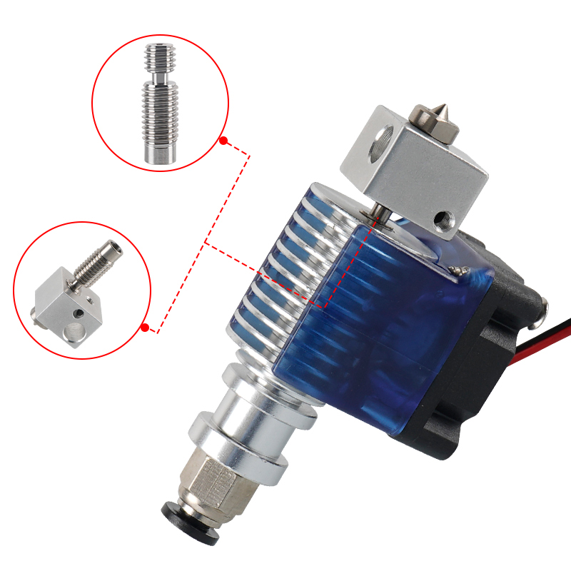 Heat Break V6 TITÂNIO TC4 Clone ALL METAL ( Heatbreak titanium alloy V6 remote throat compatível com E3D V6 ) - AIMSOAR - Image 6