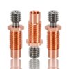 Heat Break Bi-Metal TITÂNIO Cobre E3D V6 Clone com Rosca de Alta Temperatura ( Heatbreak titanium alloy red copper Copper thread wear and high-temp resistant ) - AIMSOAR