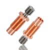 Heat Break Bi-Metal TITÂNIO Cobre E3D V6 Clone com Rosca de Alta Temperatura ( Heatbreak titanium alloy red copper Copper thread wear and high-temp resistant ) - AIMSOAR