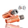 Heat Break Bi-Metal TITÂNIO Cobre E3D V6 Clone com Rosca de Alta Temperatura ( Heatbreak titanium alloy red copper Copper thread wear and high-temp resistant ) - AIMSOAR