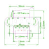 KIT Interruptor Mecânico Fim de Curso NO com cabo Sensor Endstop Switch - AIMSOAR