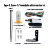 Kit 3D Touch Sensor de nivelamento automático ABL Com Fixação para Creality Ender 3/5 e cabo de transferência de dados SD - Aimsoar